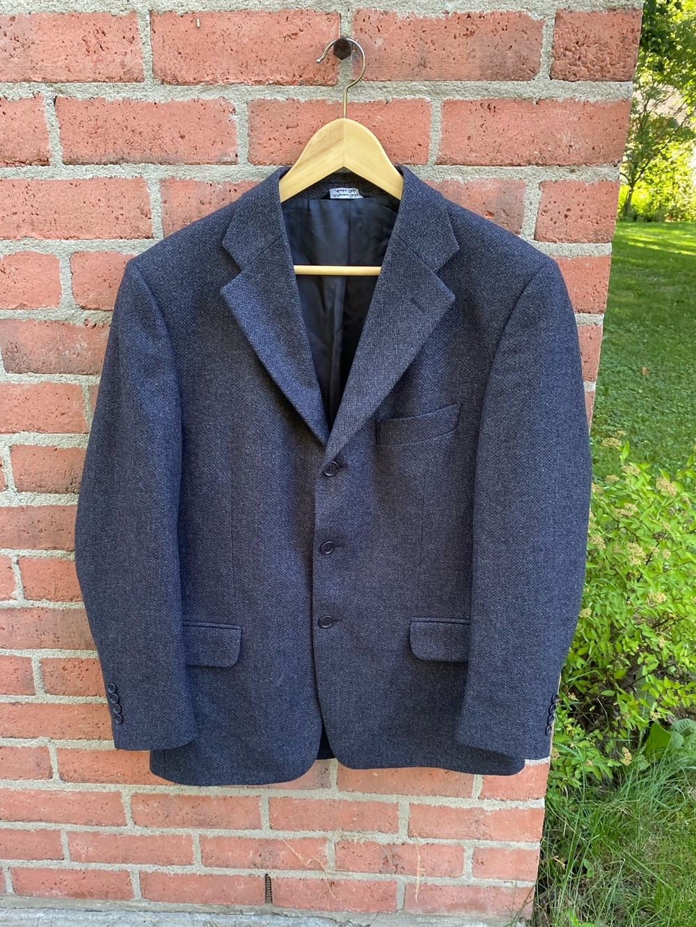 Vintage 90s Lanificio di Pray Wool & Cashmere Blazer - Made in Italy